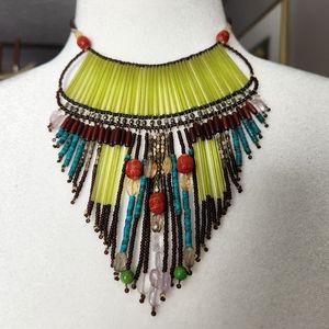 Vintage Ziio Beaded Choker Necklace. Made in Milan.